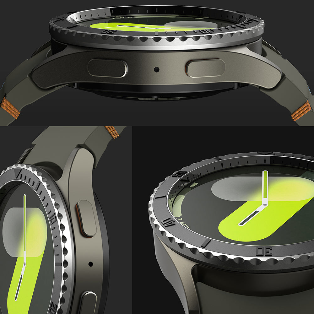 Ringke - Premium Bezel Styling - Samsung Galaxy Watch7 40mm - Black Pattern3 (CB-GW7-40-96)