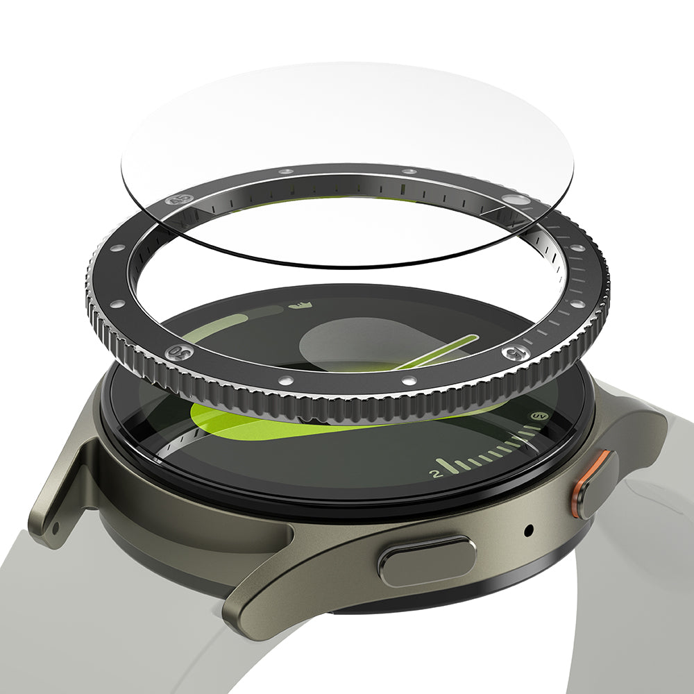 Ringke - Premium Bezel Styling - Samsung Galaxy Watch7 40mm - Black Pattern2 (CB-GW7-40-99)