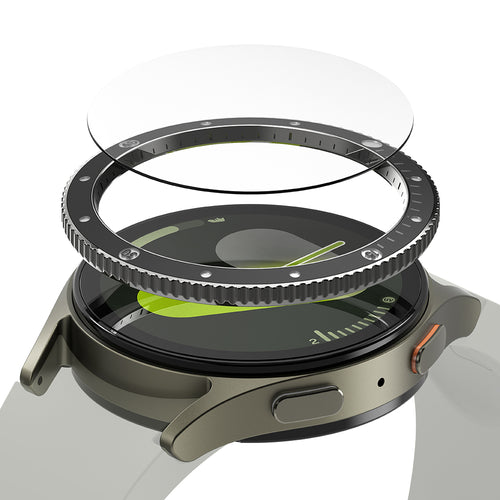 Ringke - Premium Bezel Styling - Samsung Galaxy Watch7 40mm - Black Pattern2 (CB-GW7-40-99)