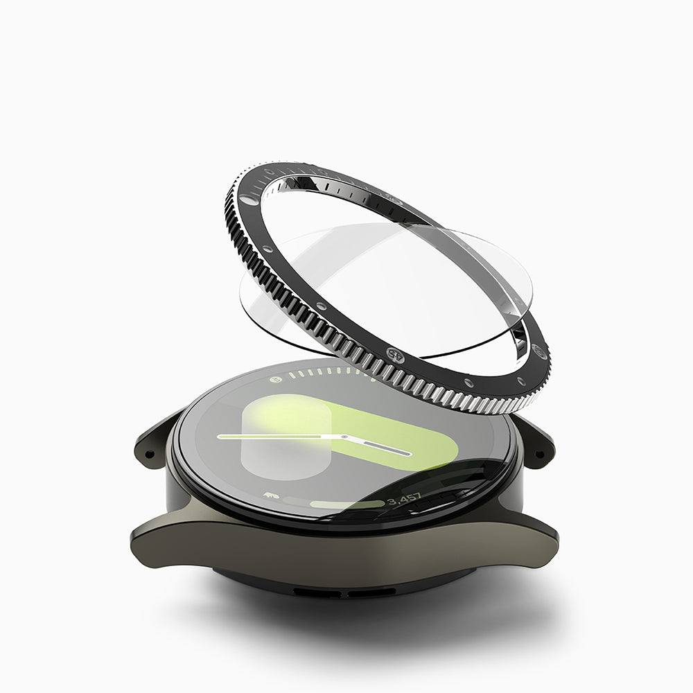 Ringke - Premium Bezel Styling - Samsung Galaxy Watch7 40mm - Black Pattern2 (CB-GW7-40-99)
