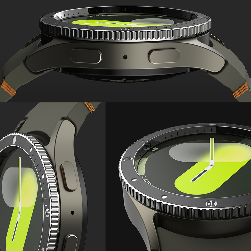 Ringke - Premium Bezel Styling - Samsung Galaxy Watch7 40mm - Black Pattern2 (CB-GW7-40-99)