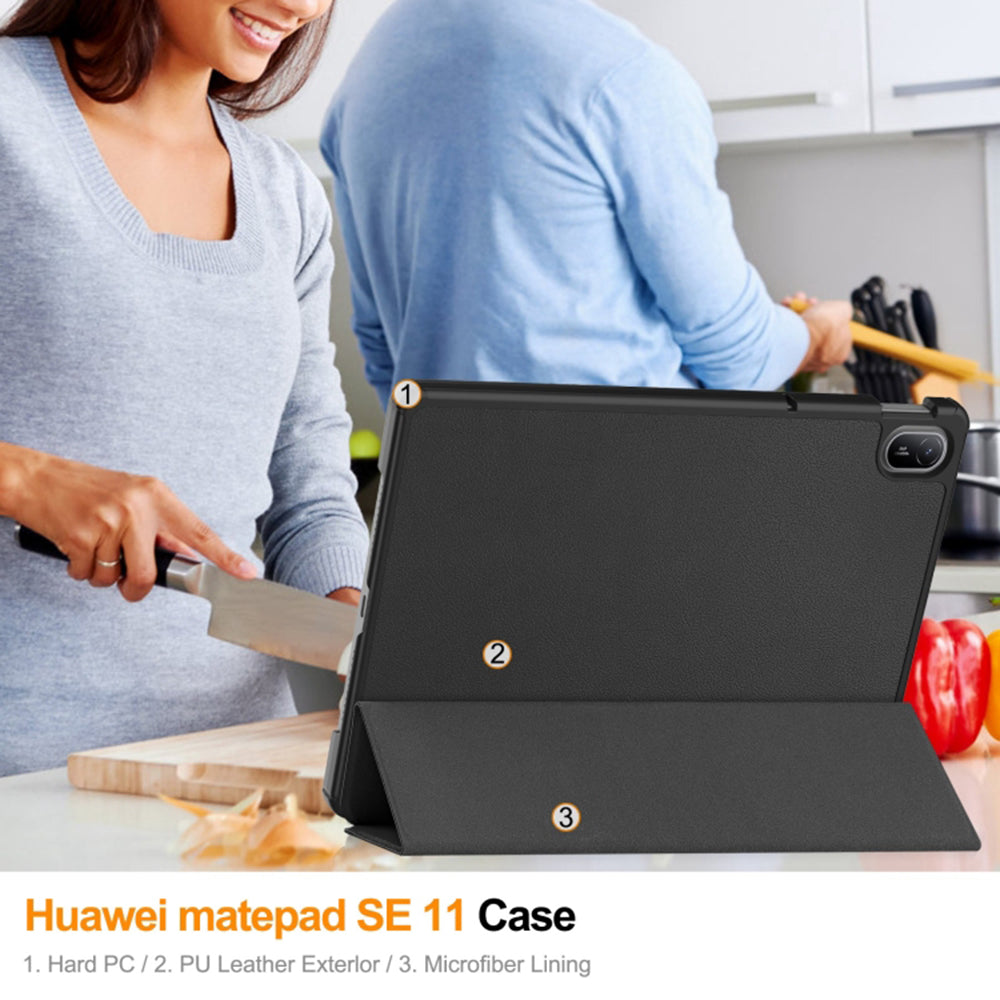 TechSuit Husa de protectie tableta Techsuit FoldPro compatibil cu Huawei MatePad SE 11, Negru – imagine 5