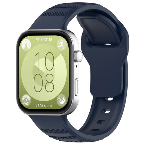 TechSuit Curea smartwatch Techsuit Watchband (W050) compatibil cu Huawei Watch Fit 3 / Fit 4 / Fit 4 Pro, Albastru
