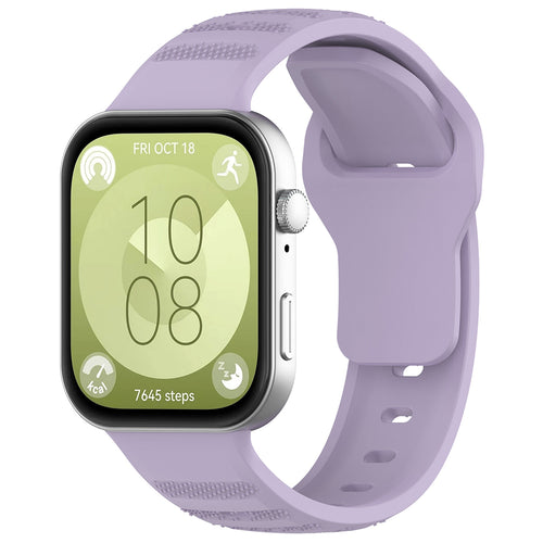 Techsuit - Watchband (W050) - Huawei Watch Fit 3 / Fit 4 / Fit 4 Pro - Purple