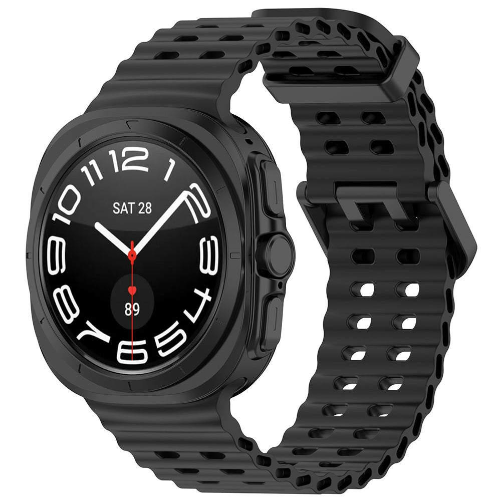 Techsuit - Watchband (W062) - Samsung Galaxy Watch Ultra 47mm / Watch Ultra 2 - Black
