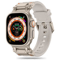 Techsuit - Watchband (W064) - Apple Watch 1/2/3/4/5/6/7/8/9/10/11/SE/SE 2/SE 3/Ultra/2/3(42/44/45/46/49mm) - Silver Star