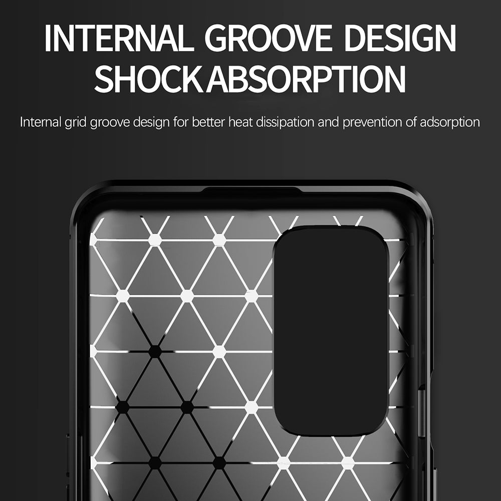 Techsuit - Carbon Silicone - OnePlus 9 Pro - Black