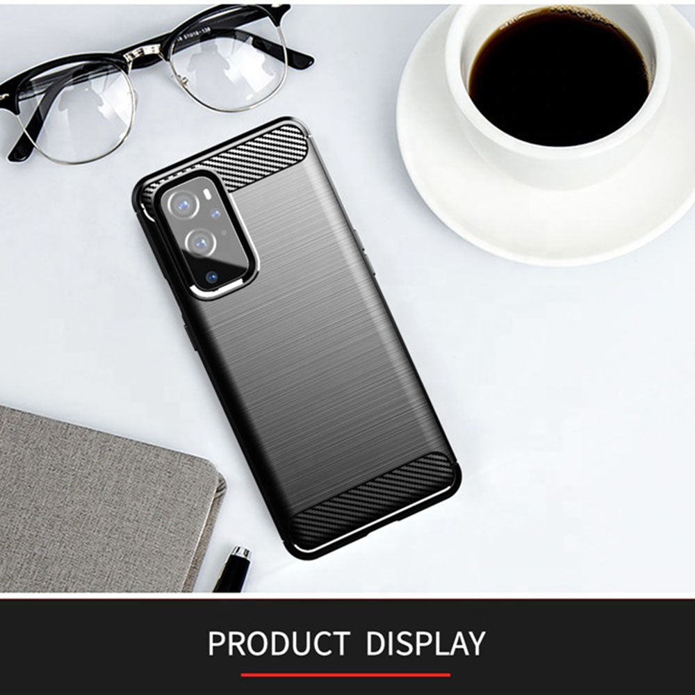 Techsuit - Carbon Silicone - OnePlus 9 Pro - Black