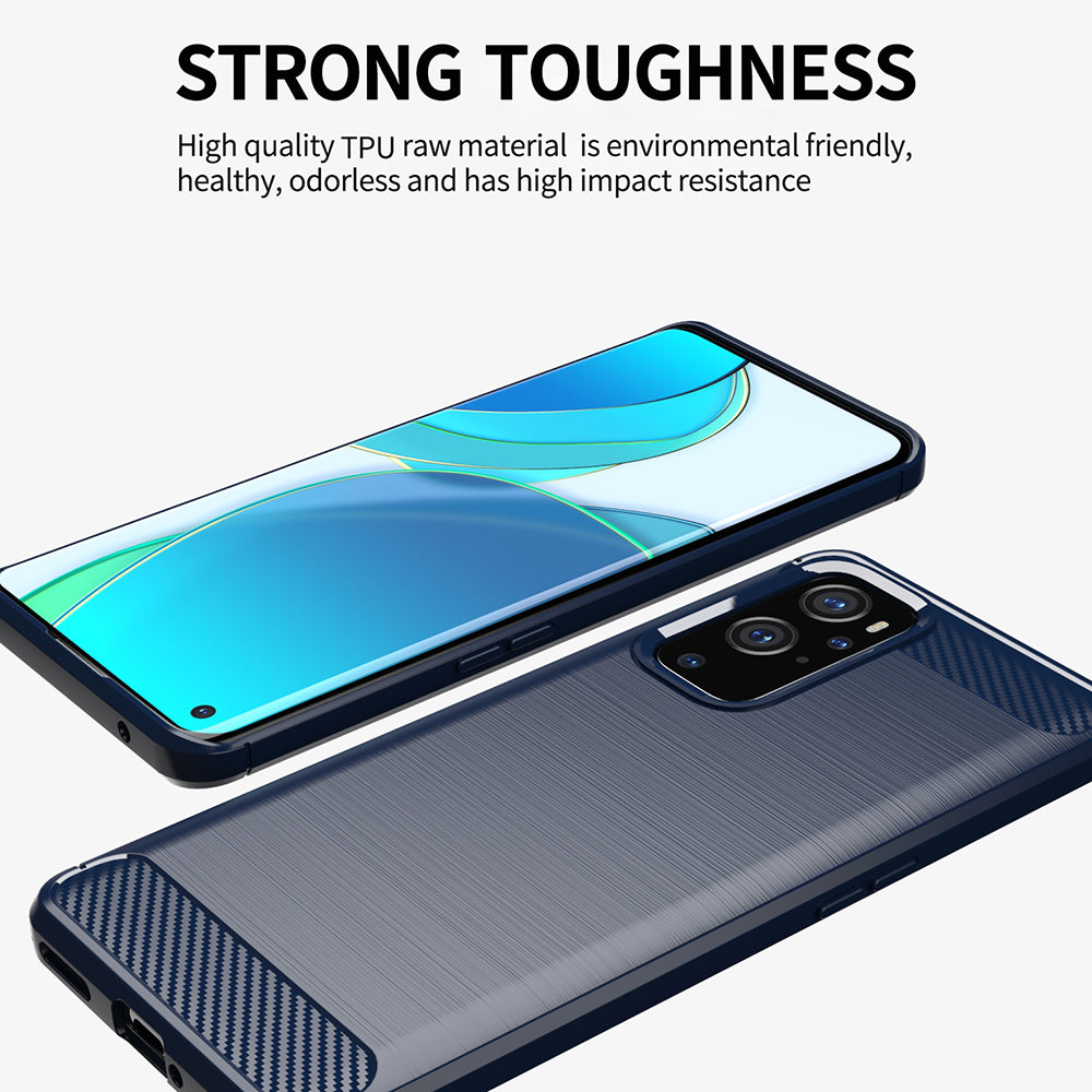 Techsuit - Carbon Silicone - OnePlus 9 Pro - Black