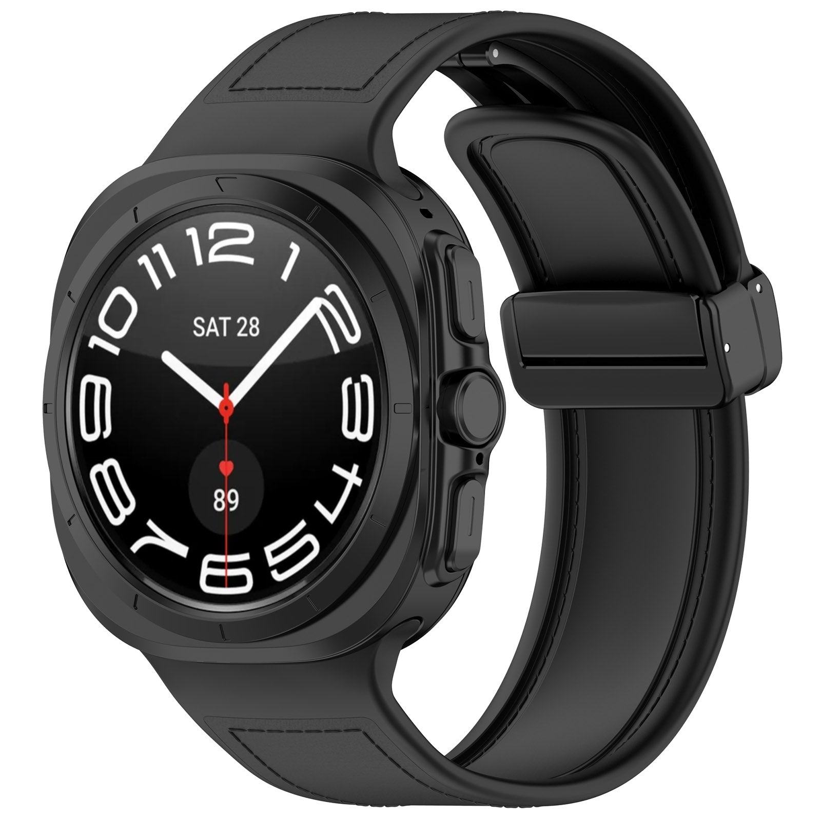 TechSuit Curea smartwatch Techsuit Watchband (W056) compatibil cu Samsung Galaxy Watch Ultra 47mm / Watch Ultra 2, Negru