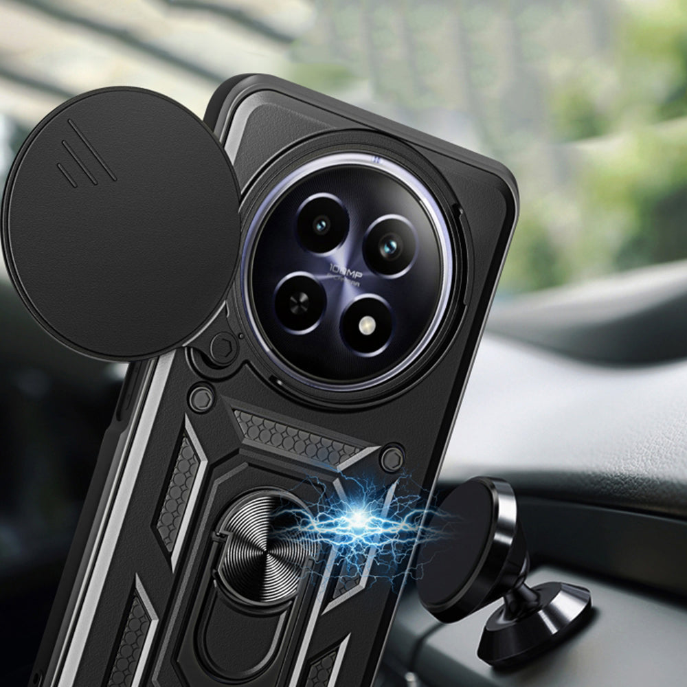 Techsuit - CamShield Series - Oppo Reno12 F 4G / Reno12 F 5G / Reno12 FS 4G / Reno12 FS 5G - Black