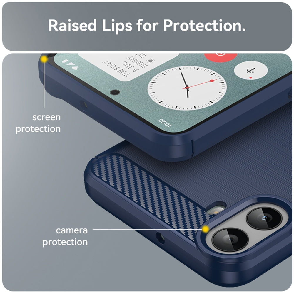 Techsuit - Carbon Silicone - Nothing CMF Phone 1 - Blue