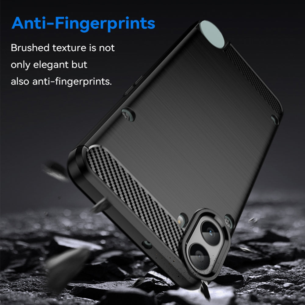 Techsuit - Carbon Silicone - Nothing CMF Phone 1 - Black