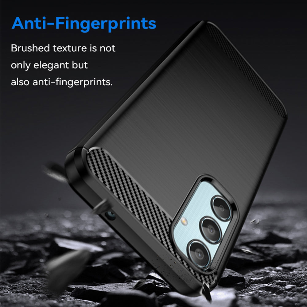 TechSuit Husa de protectie Techsuit Carbon Silicone compatibil cu Samsung Galaxy M35, Negru – imagine 5