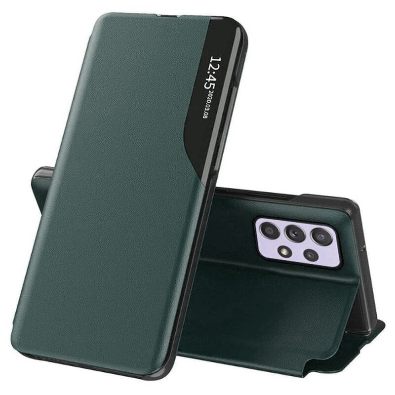 TechSuit Husa de protectie Techsuit eFold Series compatibil cu Samsung Galaxy A52 4G / A52 5G / A52s 5G, Verde Inchis