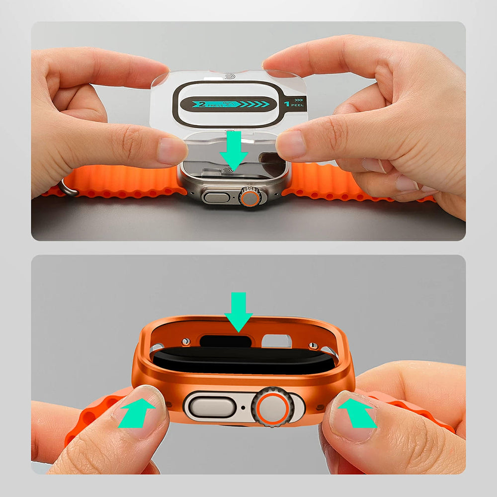 ESR - Armorite Protection Set - Apple Watch Ultra / Ultra 2 / Ultra 3 - Titanium