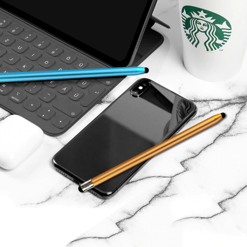 Techsuit - Stylus Pen (JC01) - Aluminum Alloy, Android, iOS, Microsoft - Black