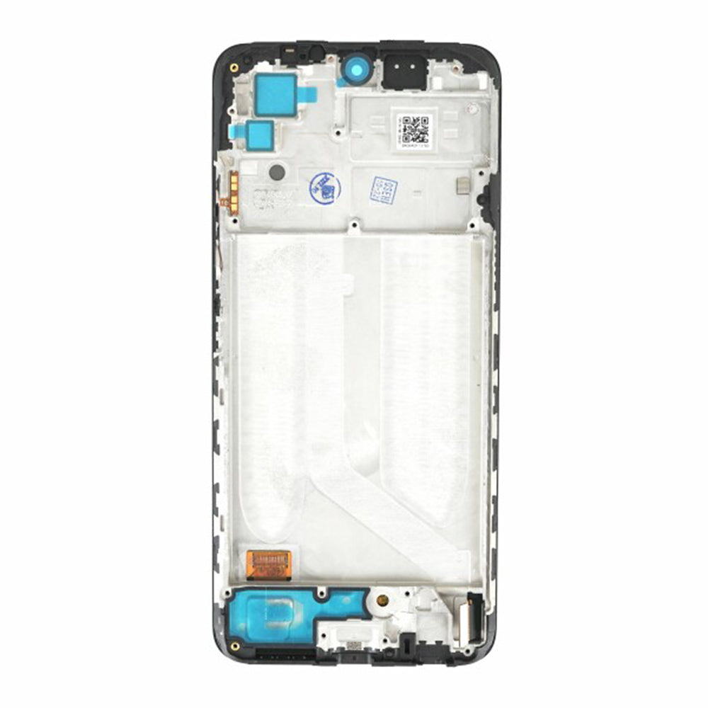 OEM - Super AMOLED Display Touchscreen with Frame (15993) - Xiaomi Redmi Note 10 4G - Black