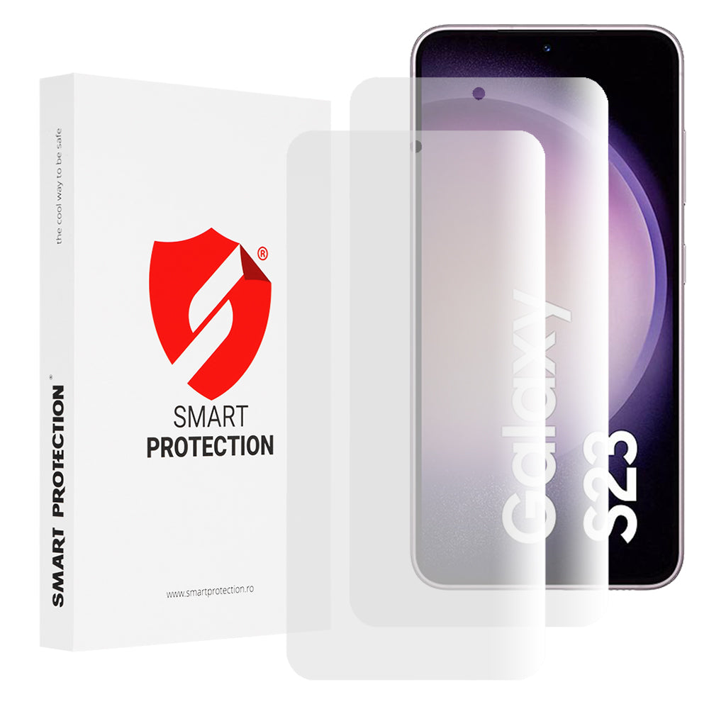 Smart Protection Folie de protectie Smart Protection Premium Classic (set de 2) compatibil cu Samsung Galaxy S23, Transp