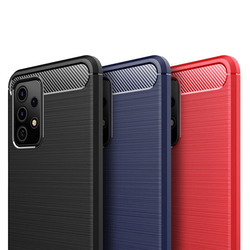 Techsuit - Carbon Silicone - Samsung Galaxy A32 5G - Black