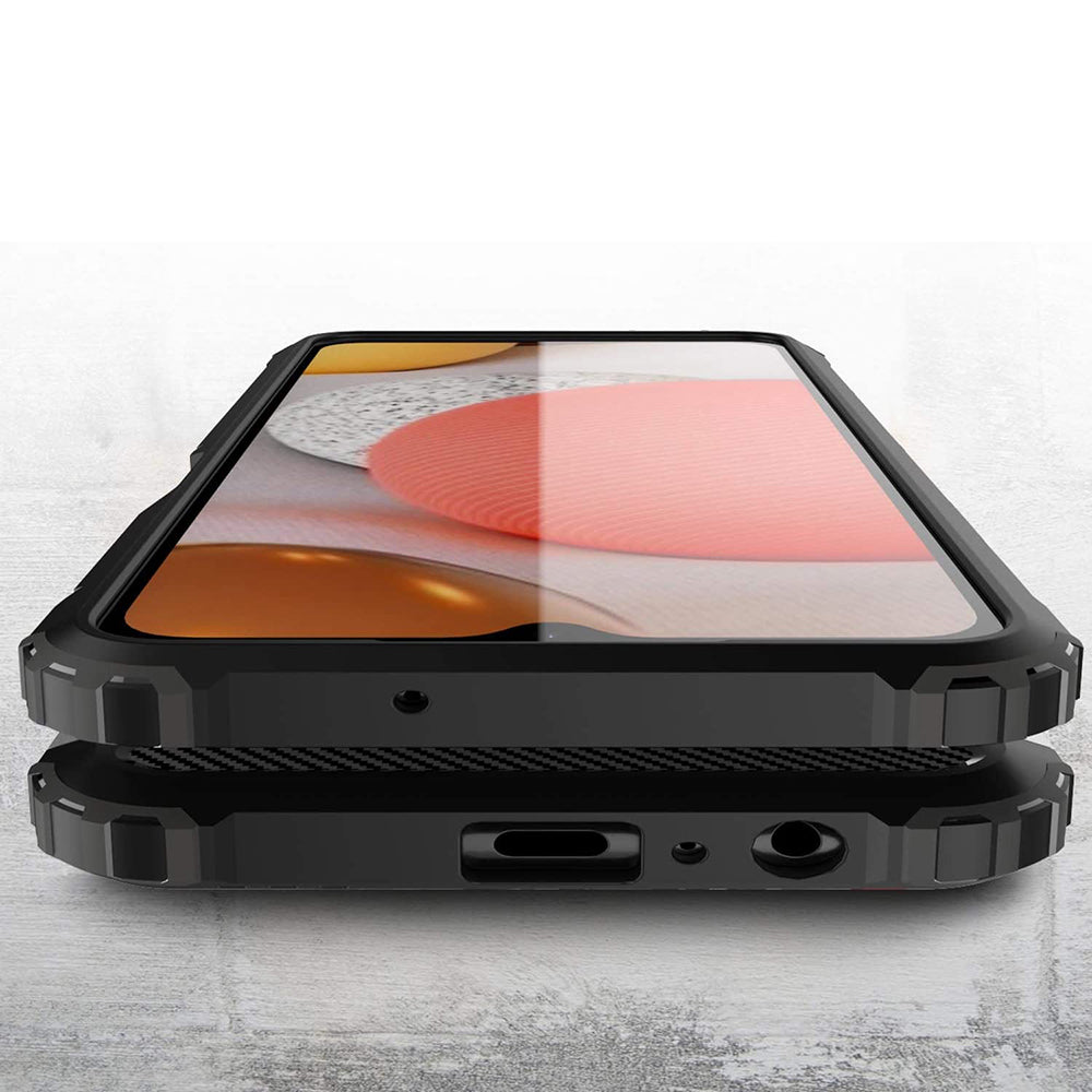Techsuit - Hybrid Armor - Samsung Galaxy A12 / A12 Nacho - Black