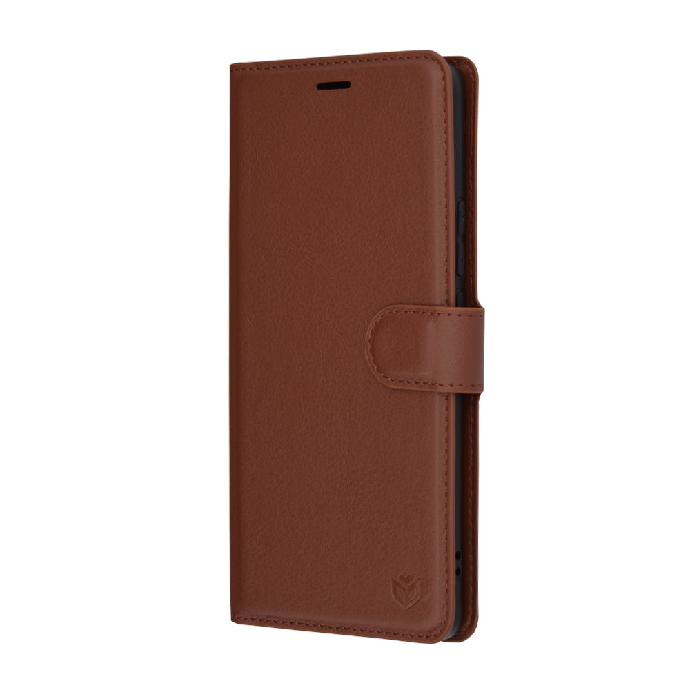 Techsuit - Leather Folio - Realme GT 6 / GT 6T - Brown