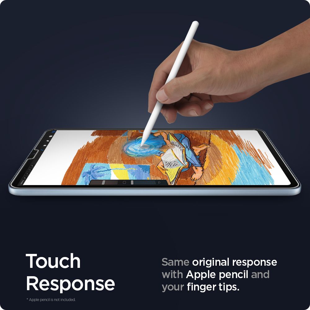 Spigen - Glas.tR EZ-FIT (AGL02065) - Apple iPad Air 4 / 5 (2020/2022) / Pro 11 (2020/2021) - Clear