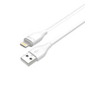 Lito Cablu Lito (LD03L), USB to Lightning, Fast Charging, 2.4A, 1m, Alb