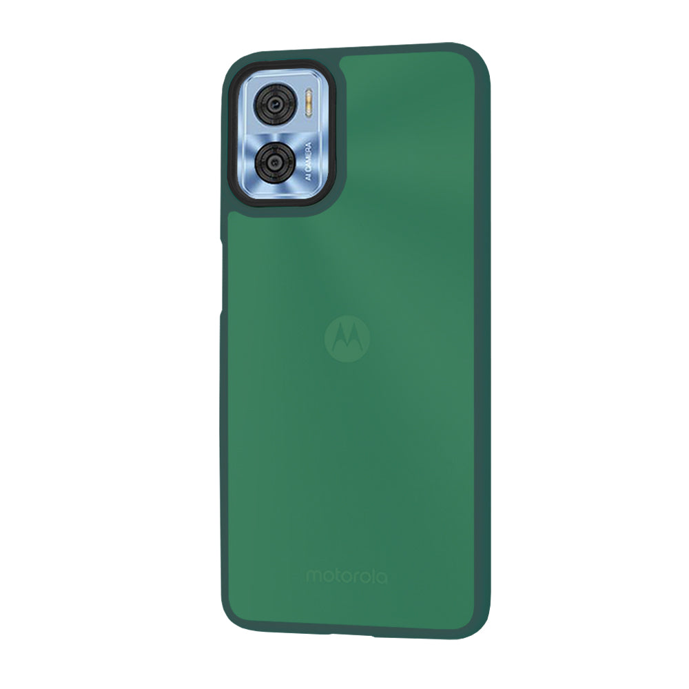 Techsuit - HaloFrost Series - Motorola Moto E22 / Moto E22i - Midnight Green