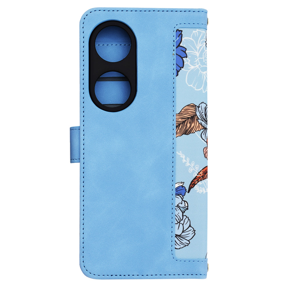 Techsuit - FlipCraft - Honor X7b / X7b 5G / 90 SMART - Vibrant Blue