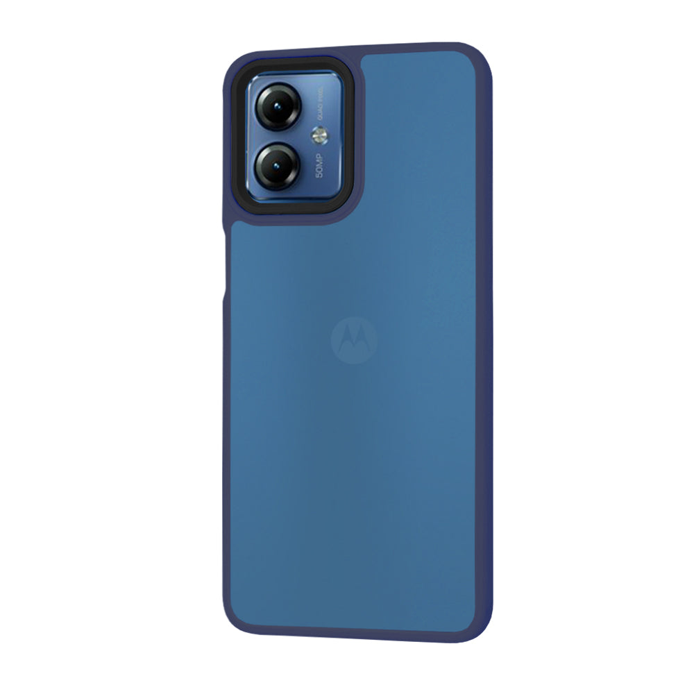 Techsuit - HaloFrost Series - Motorola Moto G14 - Deep Blue