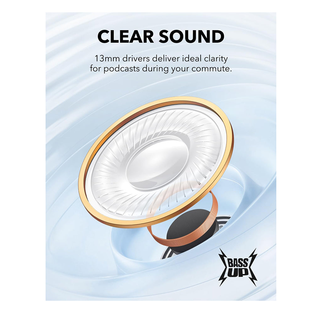 Casti Anker SoundCore K20i (A3994G31), Bluetooth 5.3, Noise Cancellation, Albastru