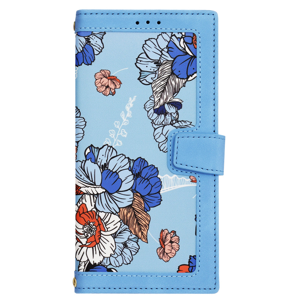 Techsuit - FlipCraft - Samsung Galaxy S22 Ultra 5G - Vibrant Blue