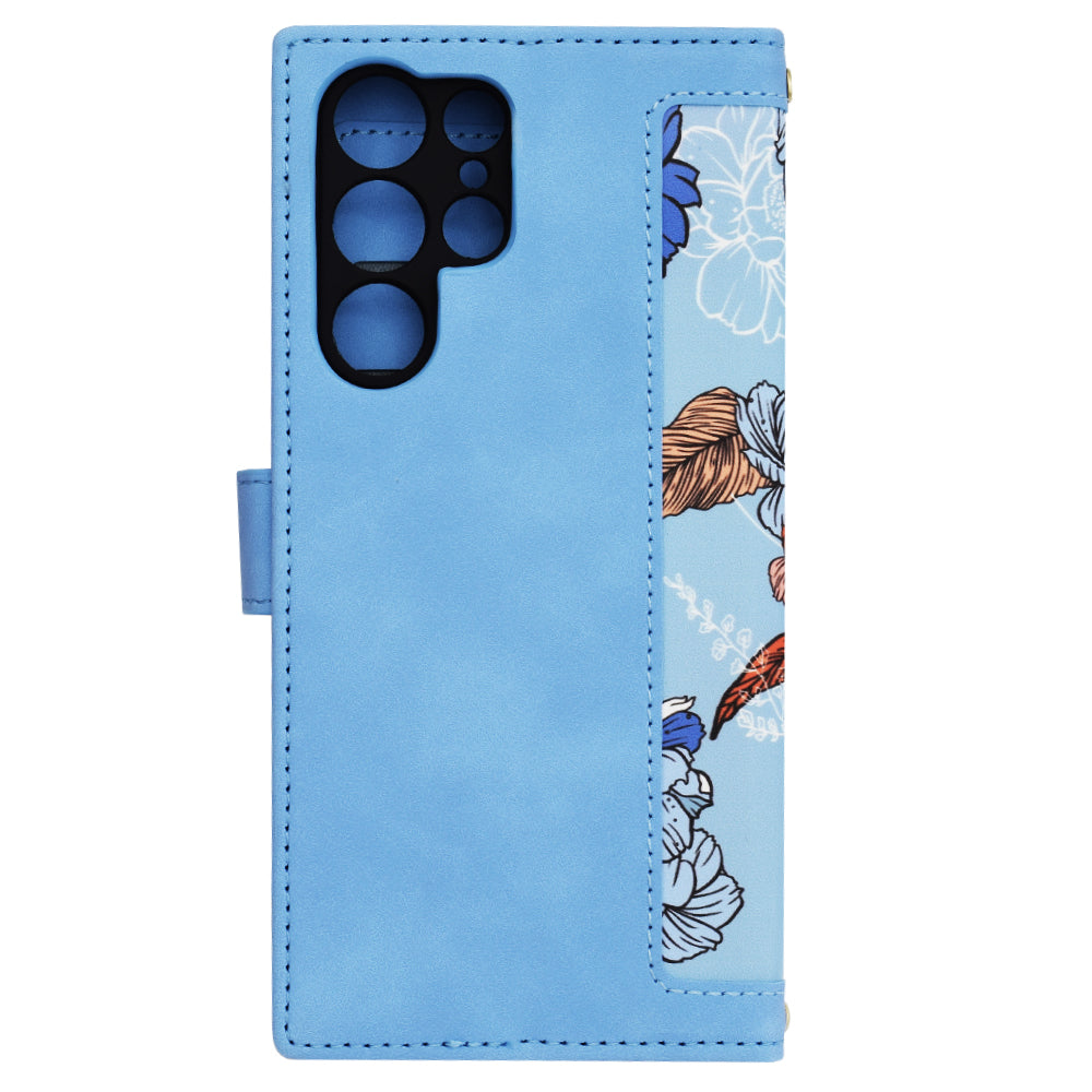 Techsuit - FlipCraft - Samsung Galaxy S24 Ultra - Vibrant Blue