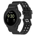 Techsuit - Watchband (W065) - Google Pixel Watch / Watch 2 / Watch 3 / Watch 4 41mm - Black