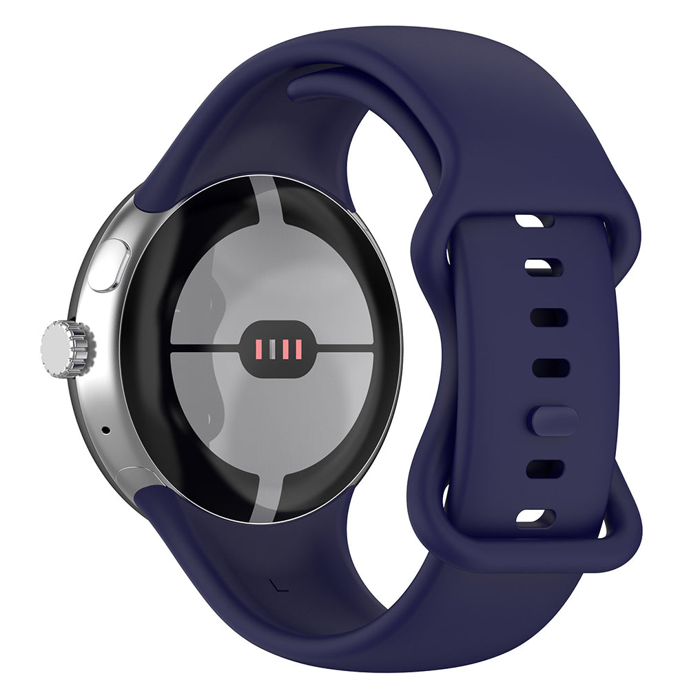 Techsuit - Watchband (W031) - Google Pixel Watch / Watch 2 / Watch 3 / Watch 4 41mm - Navy Blue