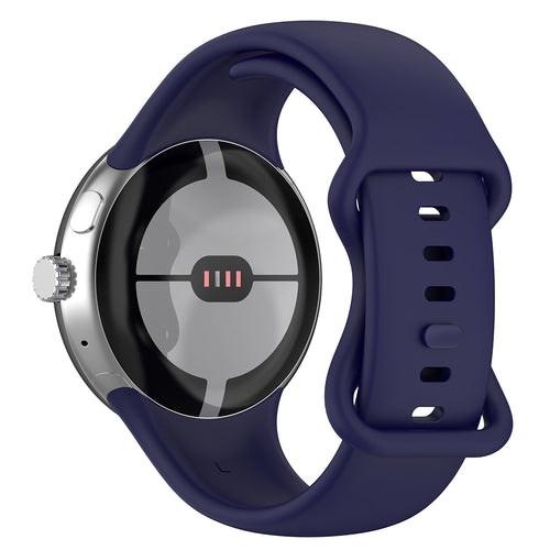 Techsuit - Watchband (W031) - Google Pixel Watch / Watch 2 / Watch 3 / Watch 4 41mm - Navy Blue