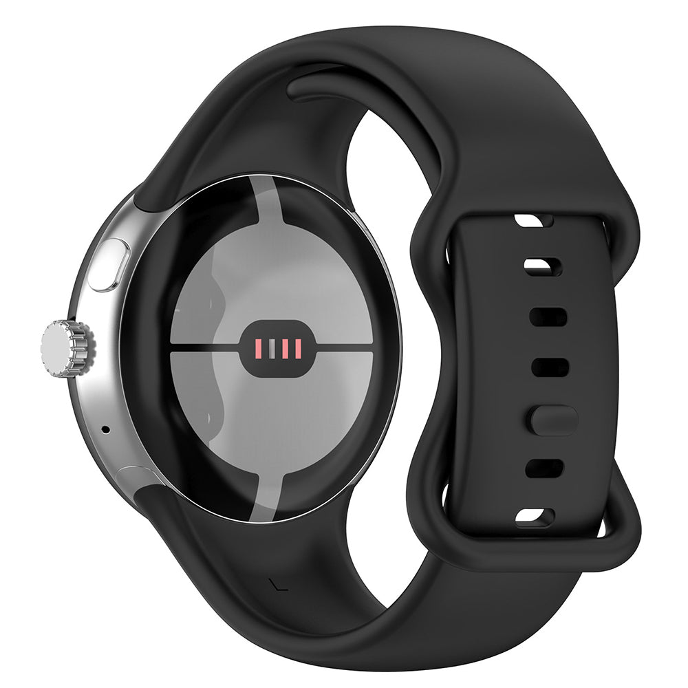 Techsuit - Watchband (W031) - Google Pixel Watch / Watch 2 / Watch 3 / Watch 4 41mm - Black