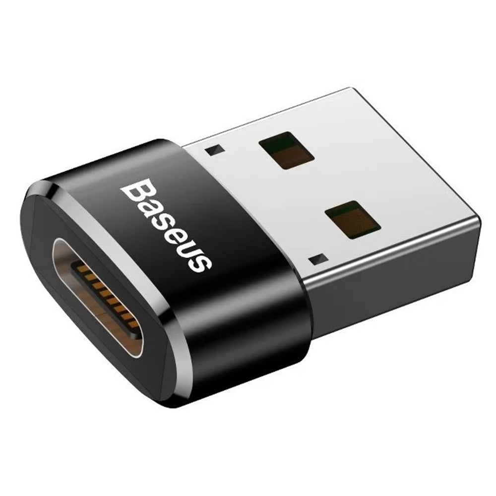 Adaptor Baseus OTG (CAAOTG-01), Type-C la USB, Negru