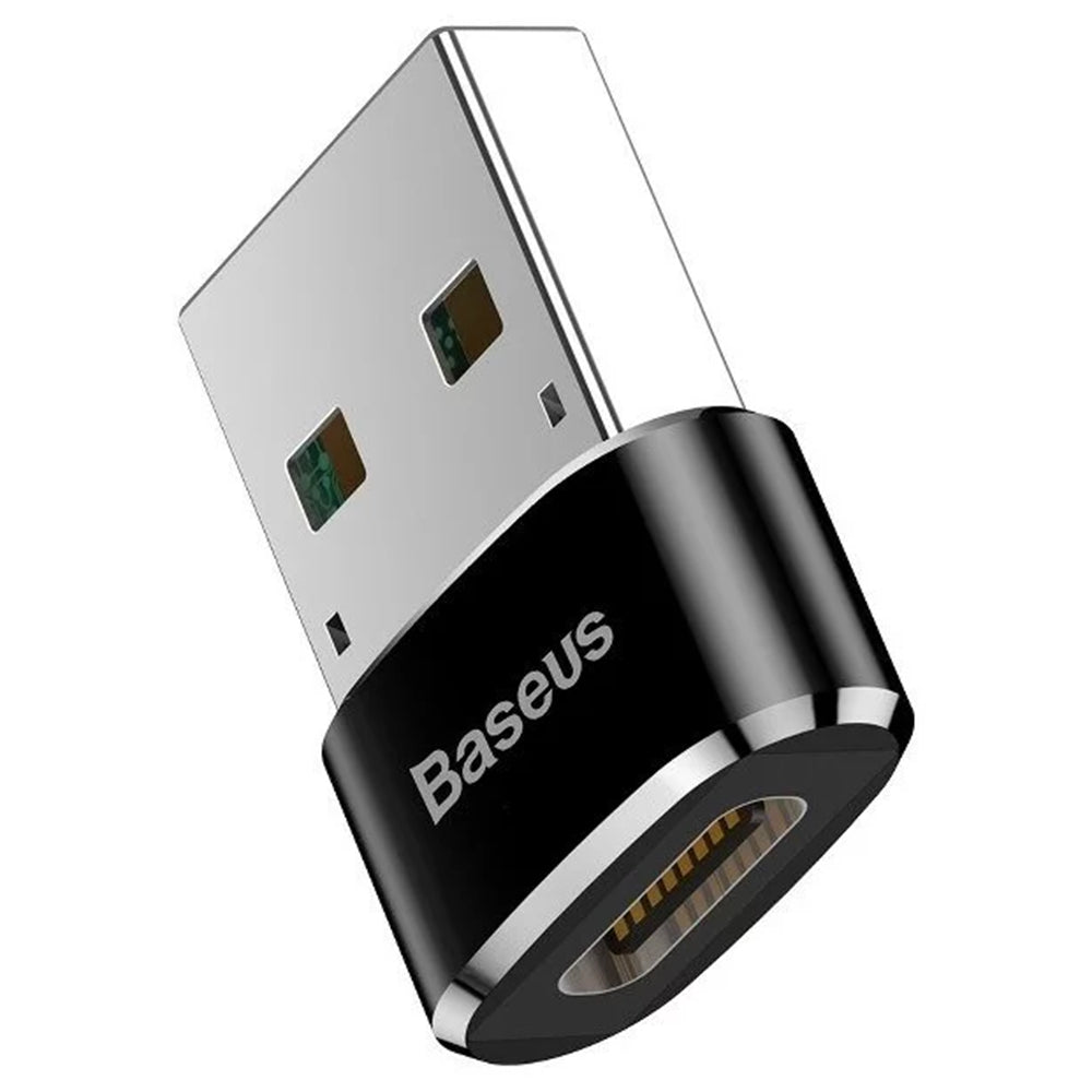 Adaptor Baseus OTG (CAAOTG-01), Type-C la USB, Negru