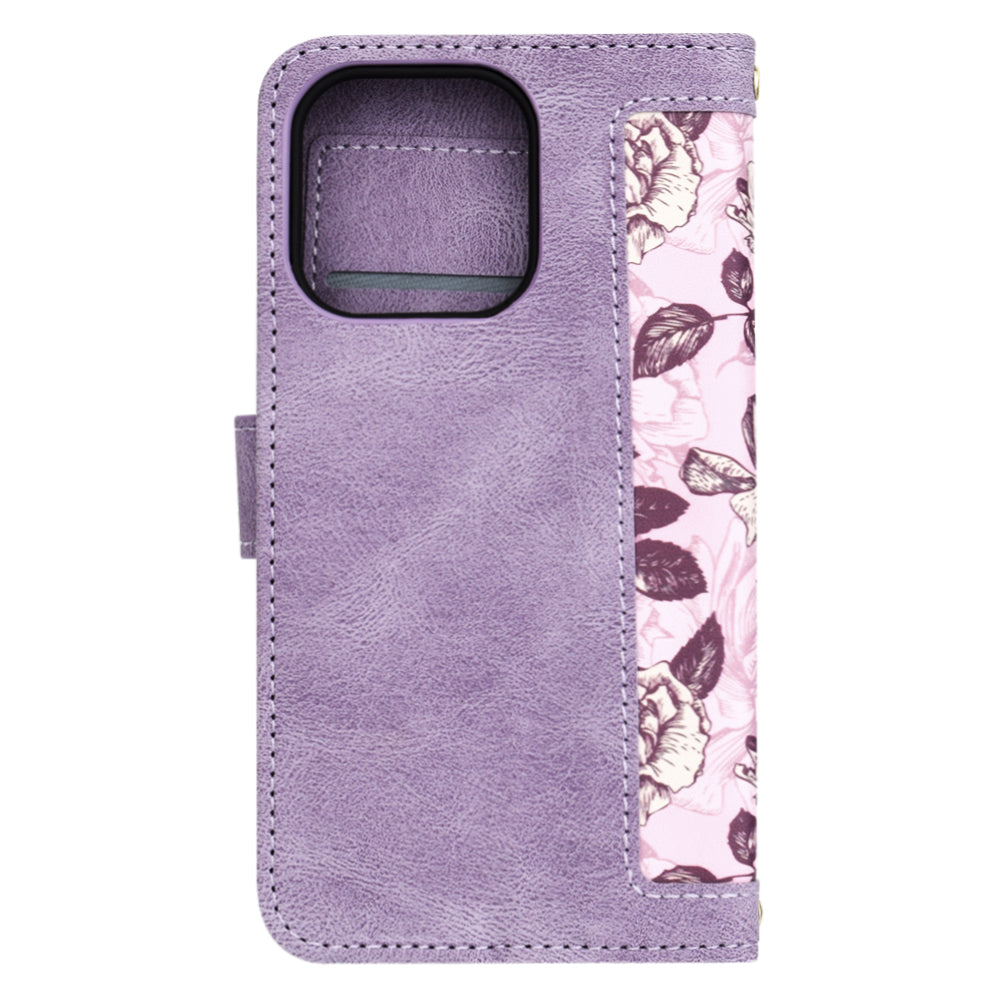 Techsuit - FlipCraft - iPhone 15 Pro - Mysterious Purple
