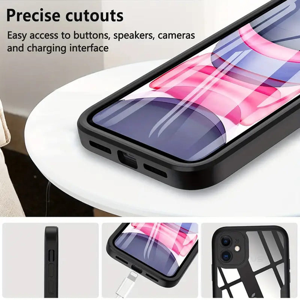 Techsuit - ColorVerse 360 MagSafe Series + Screen Protector - iPhone 14 Pro - Blue