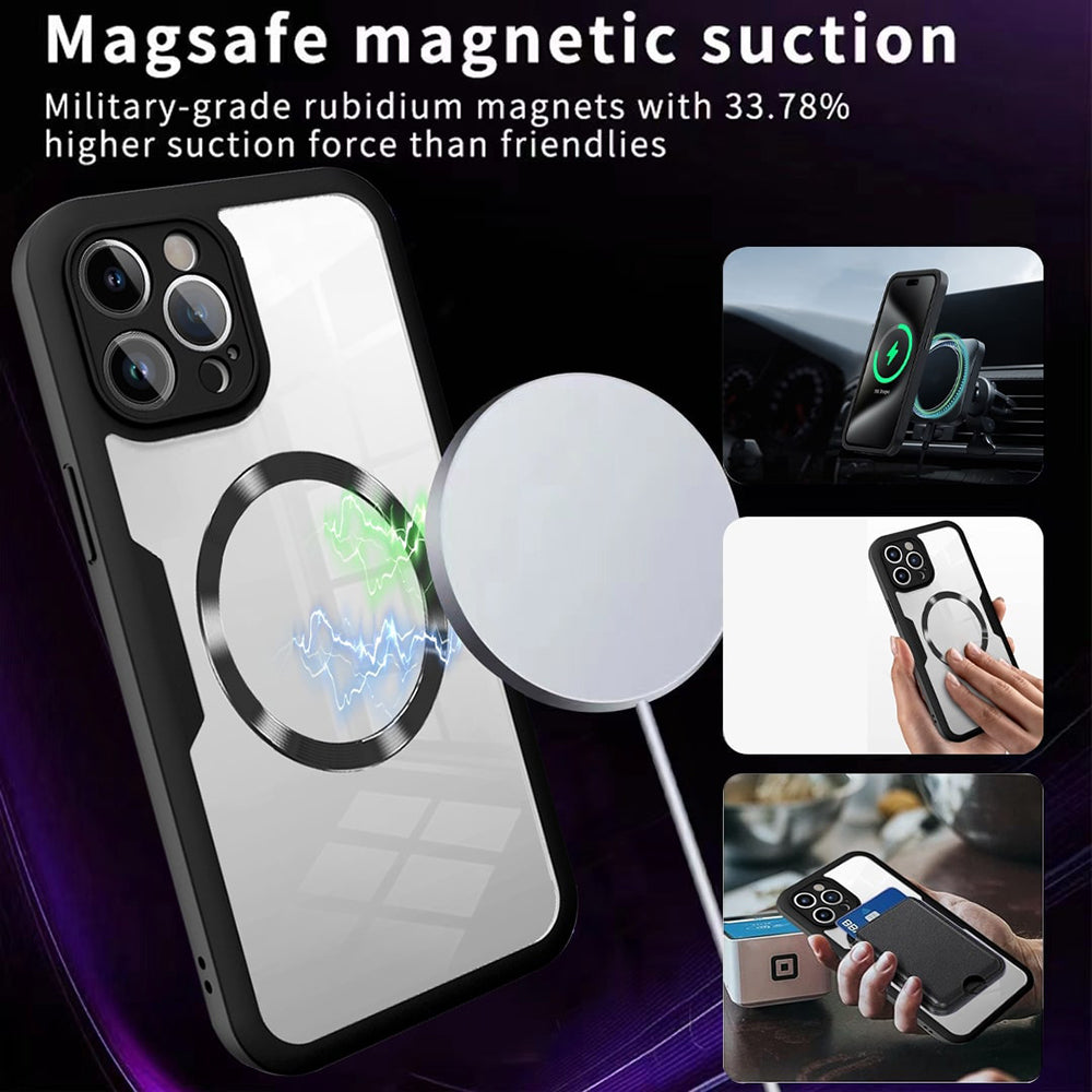 Techsuit - ColorVerse 360 MagSafe Series + Screen Protector - iPhone 11 Pro Max - Purple