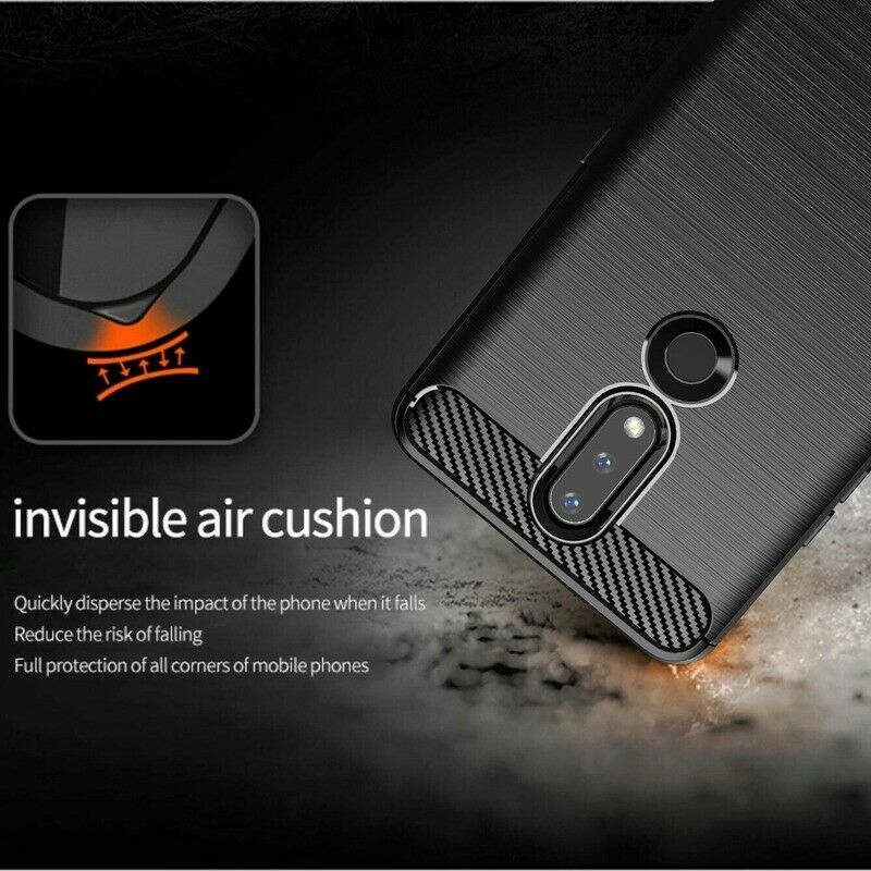 TechSuit - Carbon Silicone - Nokia 2.4 - Black