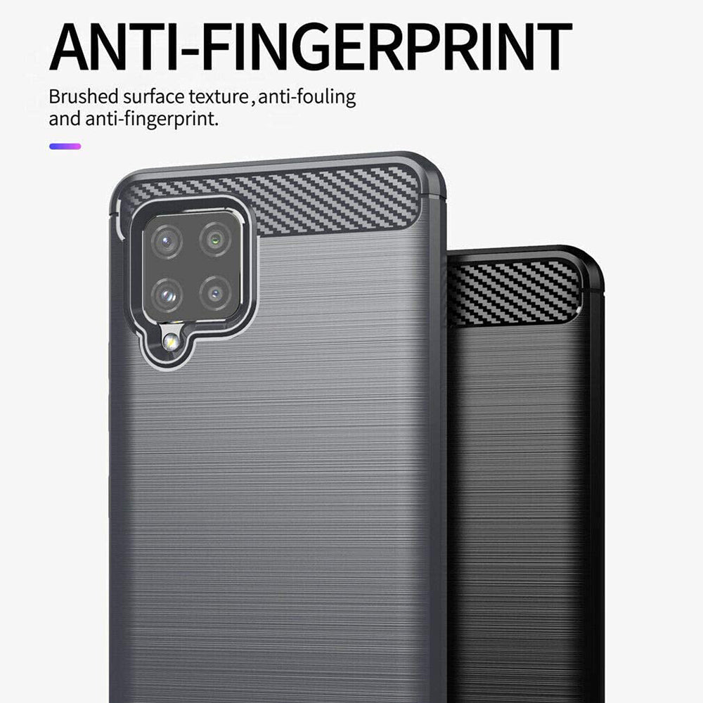 TechSuit - Carbon Silicone - Samsung Galaxy A42 5G - Black