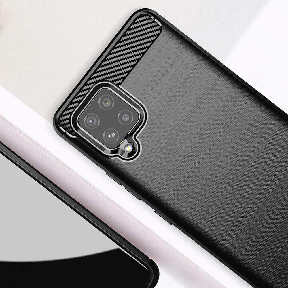 TechSuit - Carbon Silicone - Samsung Galaxy A42 5G - Black