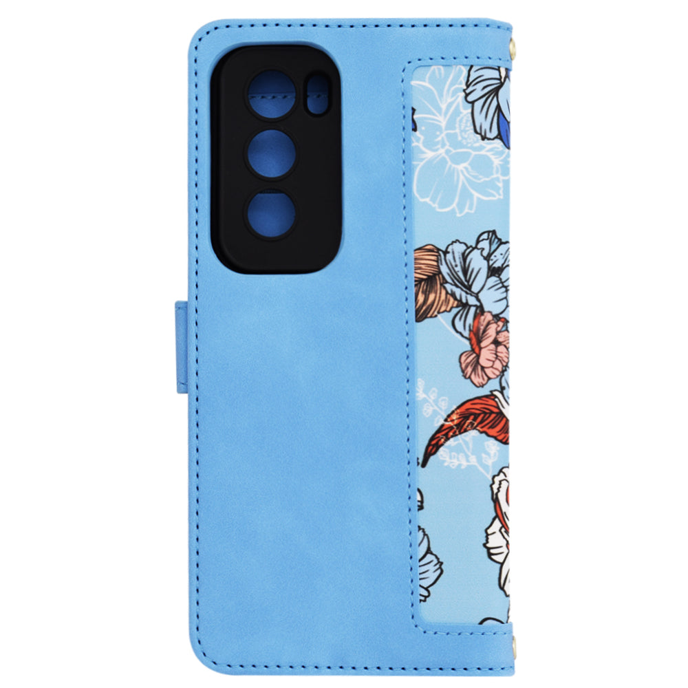 Techsuit - FlipCraft - Oppo Reno12 - Vibrant Blue