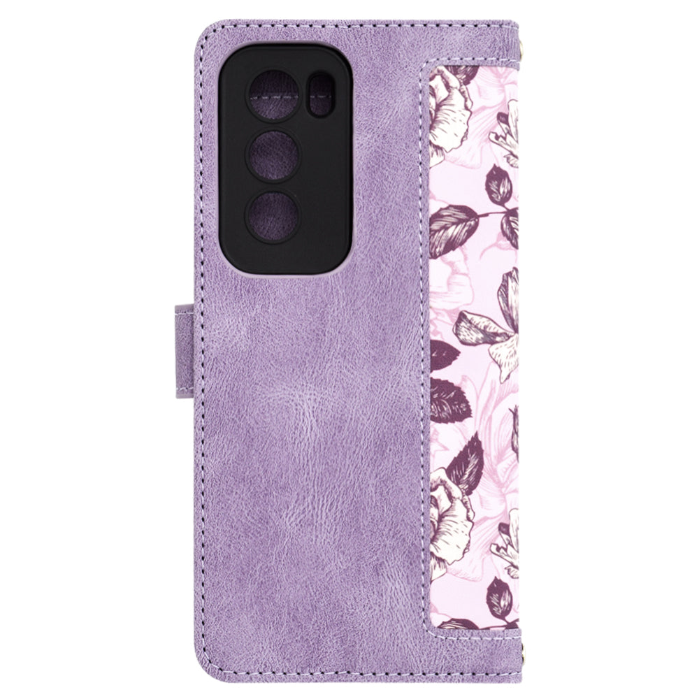 Techsuit - FlipCraft - Oppo Reno12 - Mysterious Purple