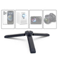 Techsuit - Mini Tripod (TPD2) - for Selfie Sticks, Universal, with 1/4 inch Screw, Aluminum Alloy - Black