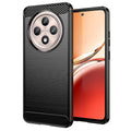 Techsuit - Carbon Silicone - Oppo Reno12 F 4G / Reno12 F 5G / Reno12 FS 4G / Reno12 FS 5G - Black